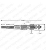 DELPHI - HDS375 - Свеча
