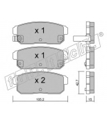 FRITECH - 7490 - Колодки тормозные дисковые Mazda RX-8/Nissan Maxima(A33)