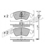 TRUSTING - 7910W - Колодки тормозные Fr с датч.