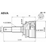 ASVA - NS30 - ШРУС НАРУЖНЫЙ 25x56x27 (NISSAN BLUEBIRD U13 SR18/2