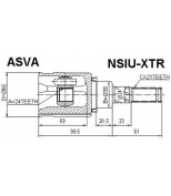 ASVA - NSIUXTR - Шрус внутренний задний 24x38x21