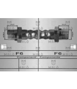 MALO - 80232 - Шланг тормозной