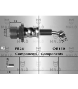 MALO - 80762 - Шланг тормозной