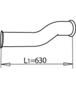 DINEX - 81214 - Труба глушителя volvo