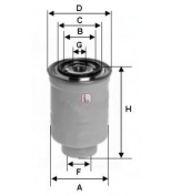 SOFIMA - S1410NR - Фильтр топливный