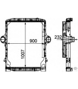 HELLA - 8MK376722161 - Радиатор охлаждения двигателя
