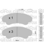 CIFAM - 8223260 - Комплект тормозных колодок, дисковый тормоз