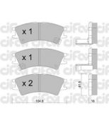 CIFAM - 8223610 - Комплект тормозных колодок, дисковый тормоз