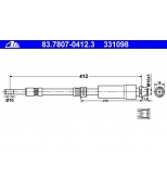 ATE - 83780704123 - Шланг торм opl signum/vectra c/saab 9-3 02- пер l/r (l=412mm)