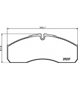 HELLA - 8DB355005561 - Колодки тормозные дисковые