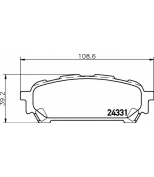 HELLA - 8DB355012311 - Колодки тормозные дисковые