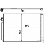 HELLA - 8FC351302491 - Радиатор кондиционера