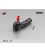 FENOX - SP31118 - Наконечник рул. тяги лев. Audi A3 0...