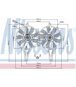 NISSENS - 85149 - Вентилятор охлаждения радиатора