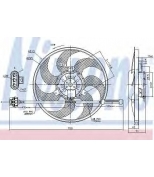 NISSENS - 85775 - Ns85775_вентилятор охлаждения! opel vectra 2.0/2.