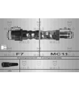 MALO - 8927 - Тормозной шланг