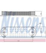 NISSENS - 90763 - Радиатор масляный volvo (теплообменник)