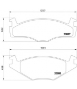 PAGID - T0388 - Колодки тормозные дисковые передн