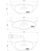 PAGID - T1204 - Комплект тормозных колодок, диско