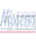 NISSENS - 92168 - Испаритель кондиционера