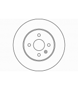 TEXTAR 92124703 Тормозной диск задний Opel Combo/Meriva 1.4-1.8/1.3D/1.7D 01