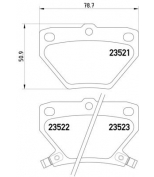 PAGID - T3117 - Колодки тормозные задние дисковые к-кт TOYOTA YARIS/CELICA/COROLLA