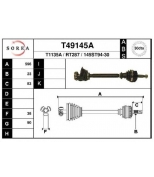 EAI - T49145A - T49145A_привод левый! 598mm ABS Renault Safrane II 2.2TD 12V PK1 96-00