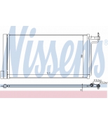 NISSENS - 940181 - Радиатор кондиционера внешний