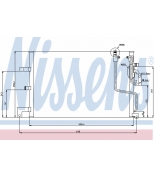 NISSENS - 94259 - Радиатор кондиционера: 900/85-98/2.0/2.1/2.3/2.5