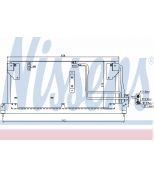 NISSENS - 94502 - Радиатор кондиционера: Tigra/94-00/1.4/1.6