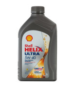 SHELL 550052677 Моторное масло Shell Helix Ultra 5W-40 синтетическое 1 л