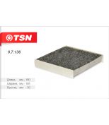 TSN 97136 Салонный фильтр SUZUKI SX4 1,9 DDiS 06-1,5 06-/1,6 06-