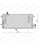 DELPHI - TSP0225073 - Радиатор кондиционера VW Passat 94 >97