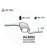 ASSO - 046052 - Глуш сред часть AUDI A4 1.9T 00-