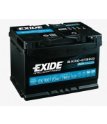 EXIDE EK700 АКБ AGM 70Ah 760A 278x175x190 (-+)