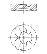 KNECHT/MAHLE - 0022402 - Поршень двигателя: Автобусы M601/661 2.3D/602/662 2.9D -00 d-89.5