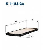 FILTRON - K11822X - Фильтр салона K 1182-2x