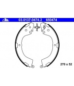 ATE - 03013704742 - Колодки барабанные к-кт MITSUBISHI PAJERO SPORT / L200