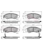 COMLINE - ADB3814 - Колодки