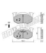 FRITECH - 0401 - Колодки тормозные дисковые задние RENAULT R19, Clio I, 88-98