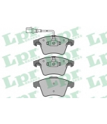 LPR - 05P1205 - Колодки тормозные  пер c дат T5 03- (GDB1555)