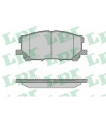 LPR 05P1368 Комплект тормозных колодок, дисковый тормозной механизм