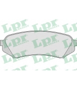 LPR - 05P835 - Тормозные колодки задние дисковые toyota landcruis
