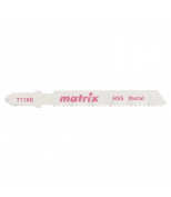 MATRIX 78229 Полотна для электролобзика&nbsp; по металлу, 3 шт,T118B, 50 x 2 мм, HSS. MATRIX