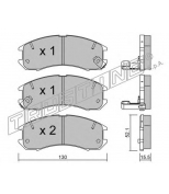 TRUSTING - 0700 - Комплект тормозных колодок, диско
