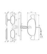 BOSCH - 0986424246 - Тормозные колодки 0986424246