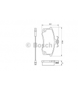 BOSCH - 0986424783 - Тормозные колодки 0986424783