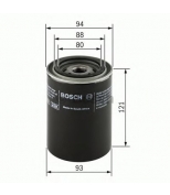 BOSCH - 0986452064 - Фильтр масляный MAZDA: 626 III 87-92  626 III Hatc