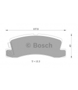 BOSCH - 0986AB2010 - Колодки тормозные