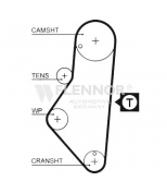 FLENNOR - 4104V - Ремень ГРМ CITROEN XSARA/ZX/PEUGEOT 306..